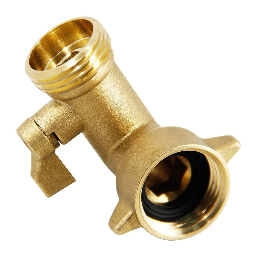2740   American 3/4 right angle elbow with handle