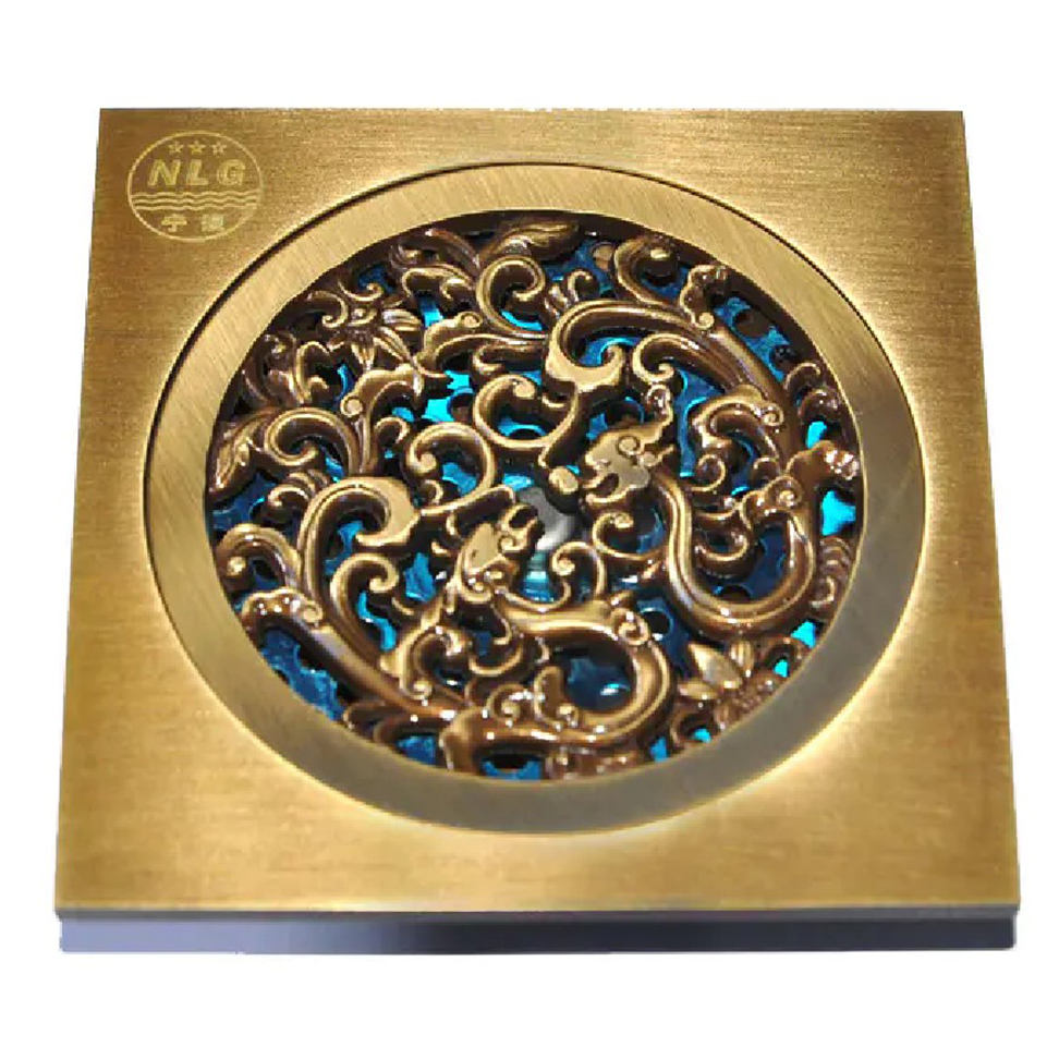 1075-brass floor drain