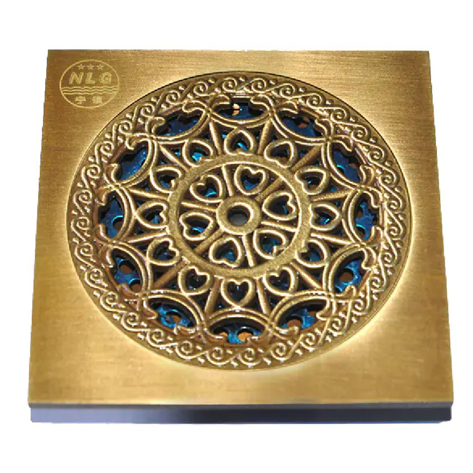 1074-brass floor drain