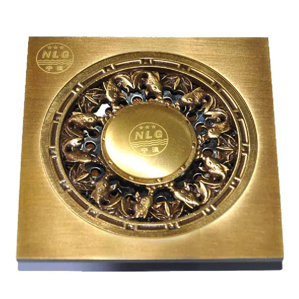 1071-brass floor drain
