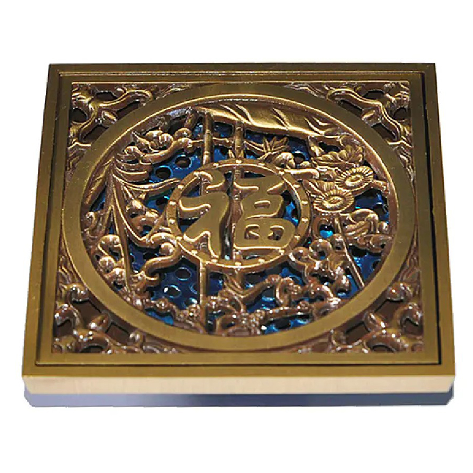 1069-brass floor drain