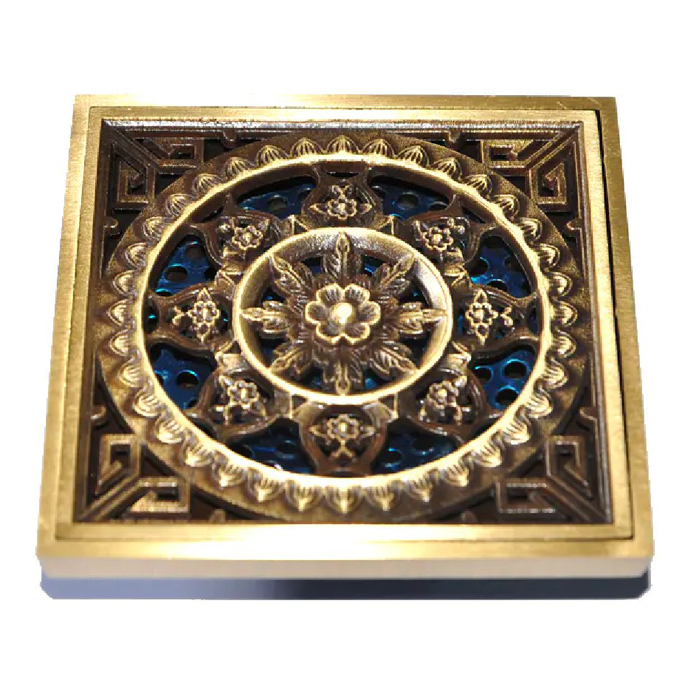 1068-brass floor drain