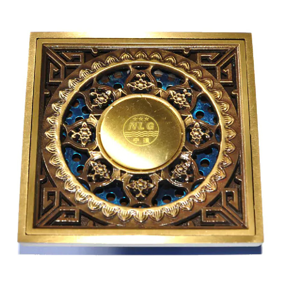 1066-brass floor drain