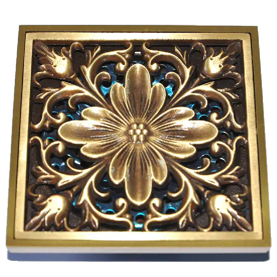 1059-brass floor drain