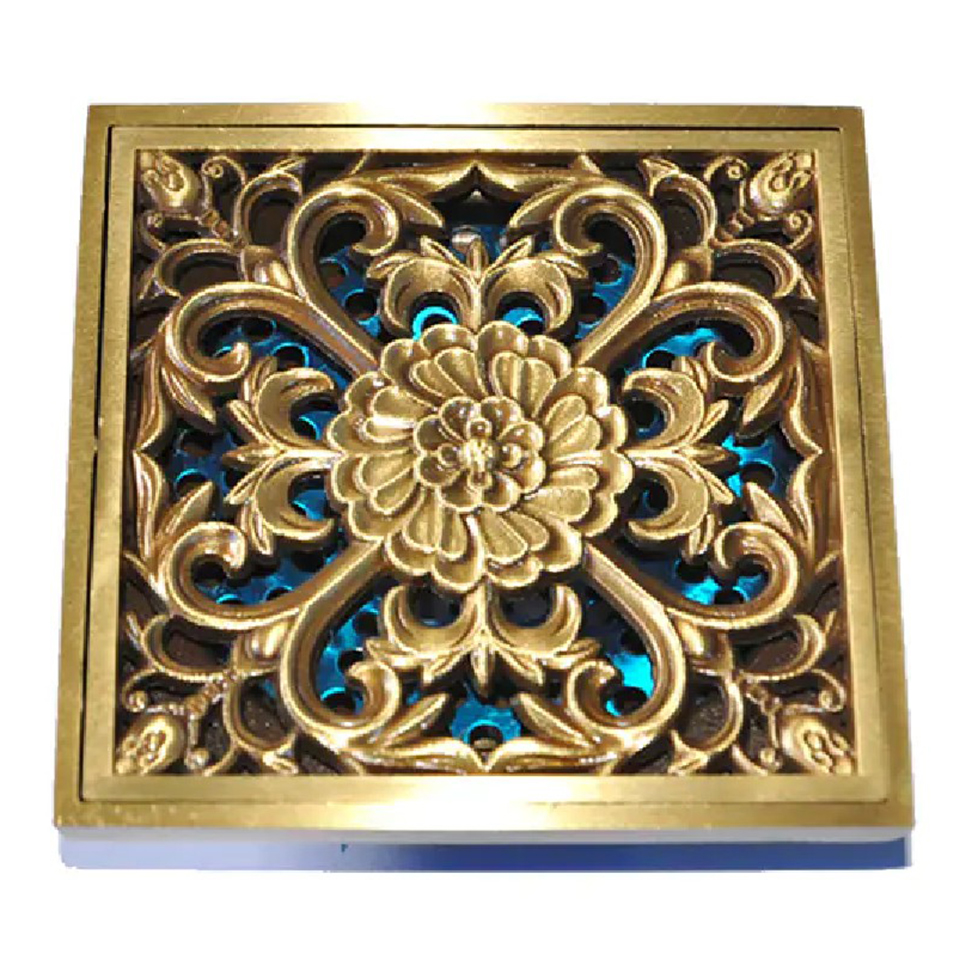 1056-brass floor drain