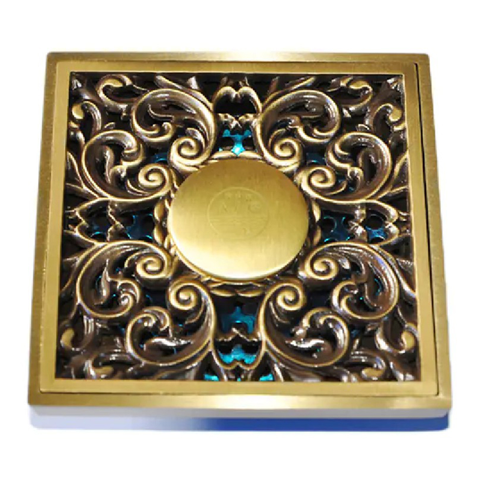 1054-brass floor drain