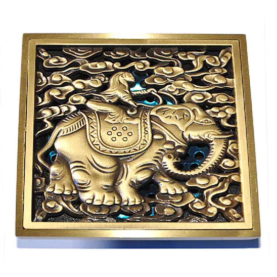 1053-brass floor drain