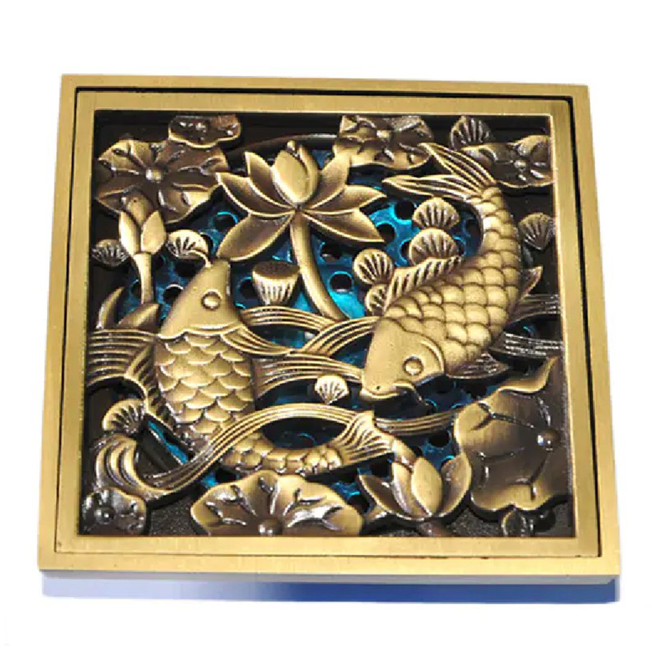 1049-brass floor drain