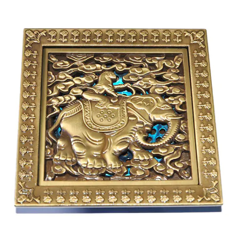 1032-brass floor drain