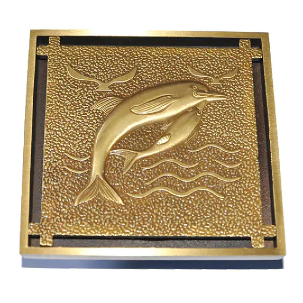 1019-brass floor drain