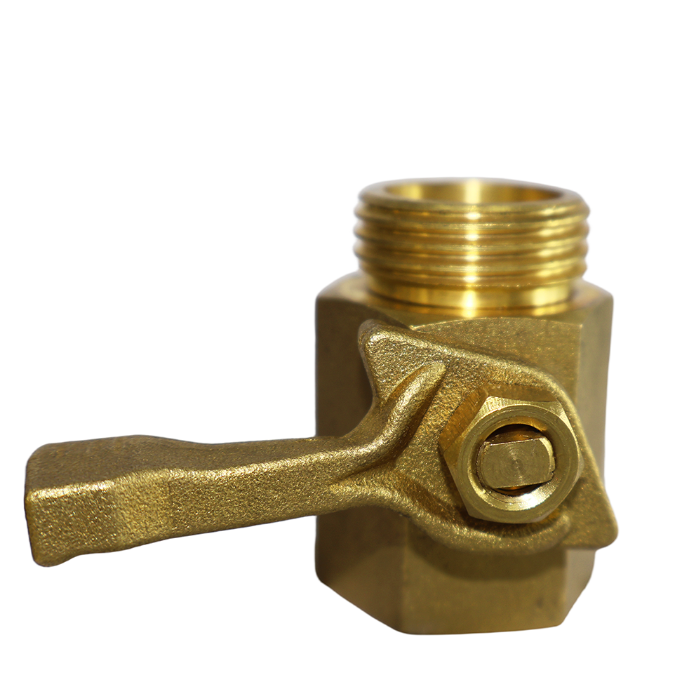 2614   3/4 brass single way ball valve