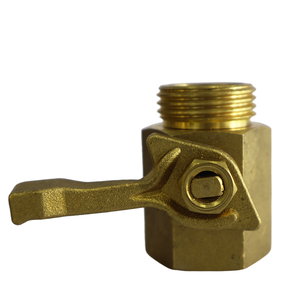 2617  3/4 brass single way ball valve