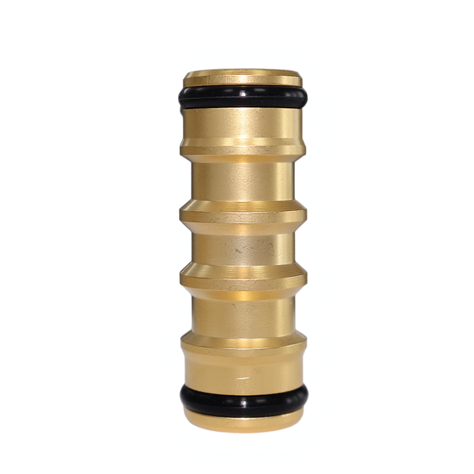 2702  Two-way brass hose connector
