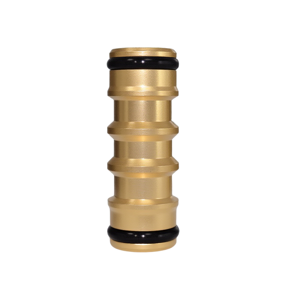 2711  Two-way brass hose connector