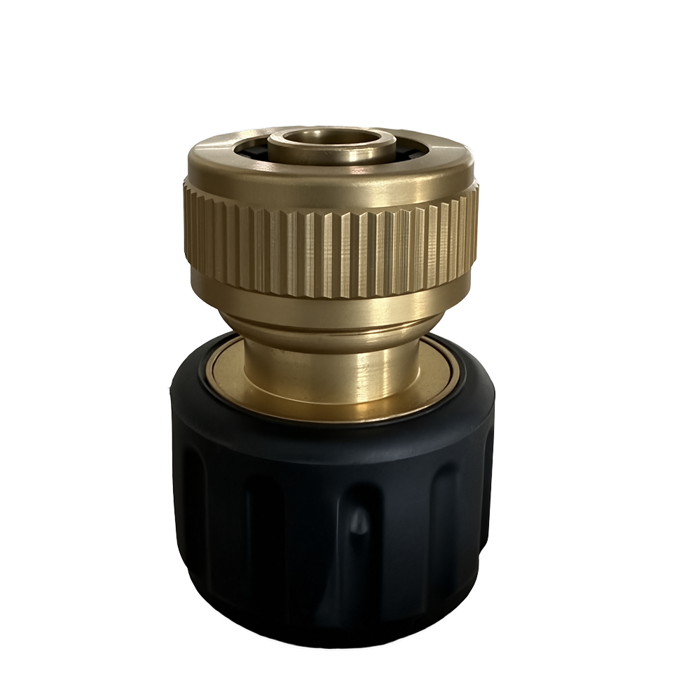 2806 Brass water stop hose connector