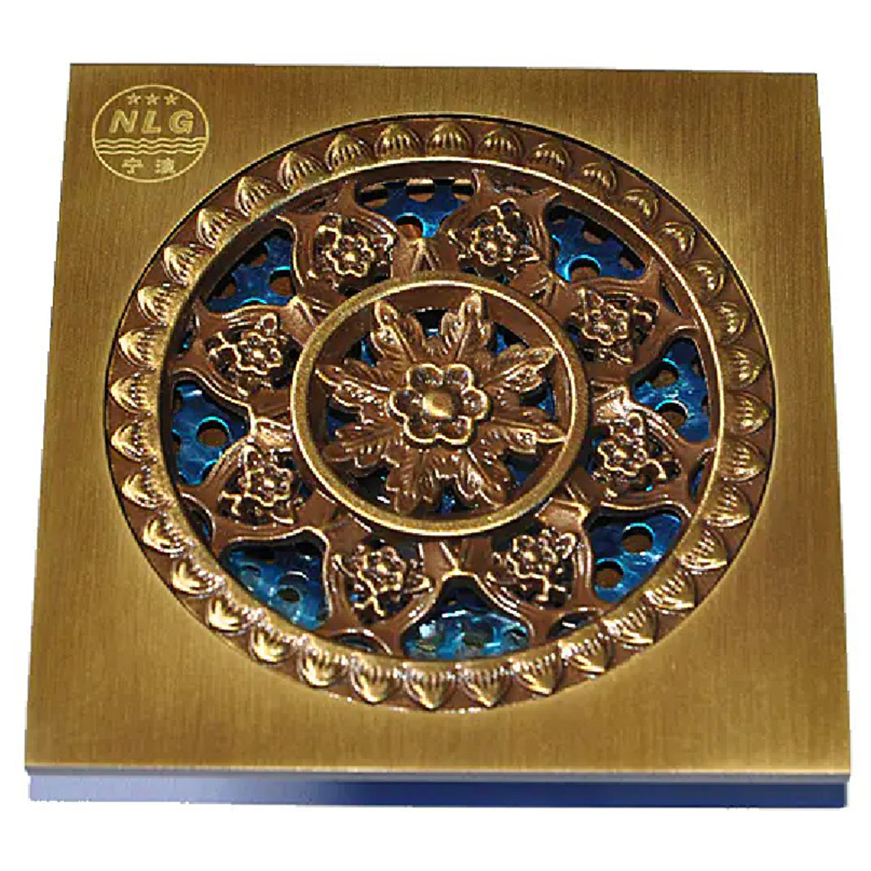 1078-brass floor drain