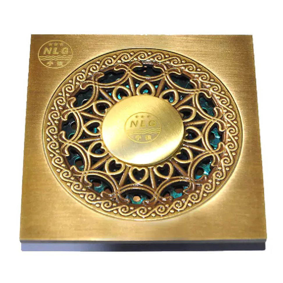 1073-brass floor drain