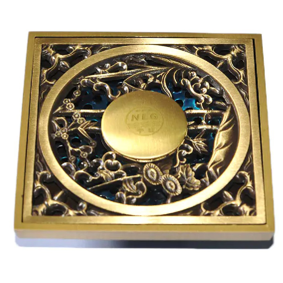 1067-brass floor drain