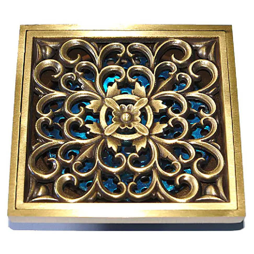 1065-brass floor drain