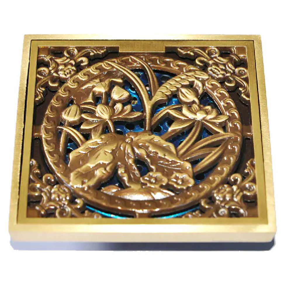 1064-brass floor drain