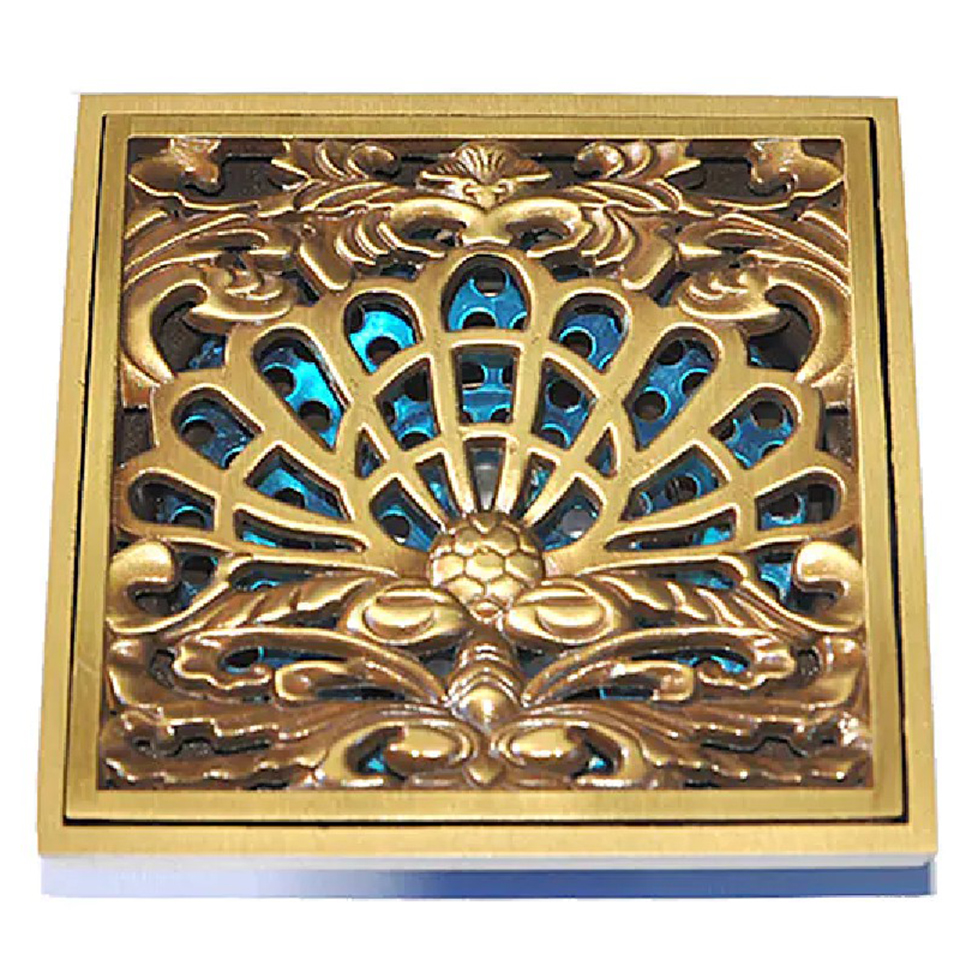 1063-brass floor drain