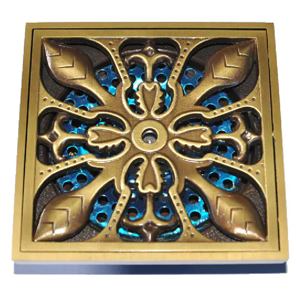 1058-brass floor drain