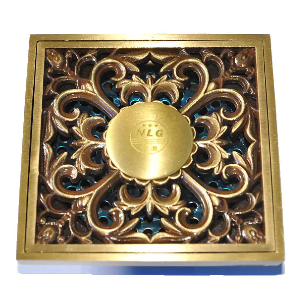 1055-brass floor drain