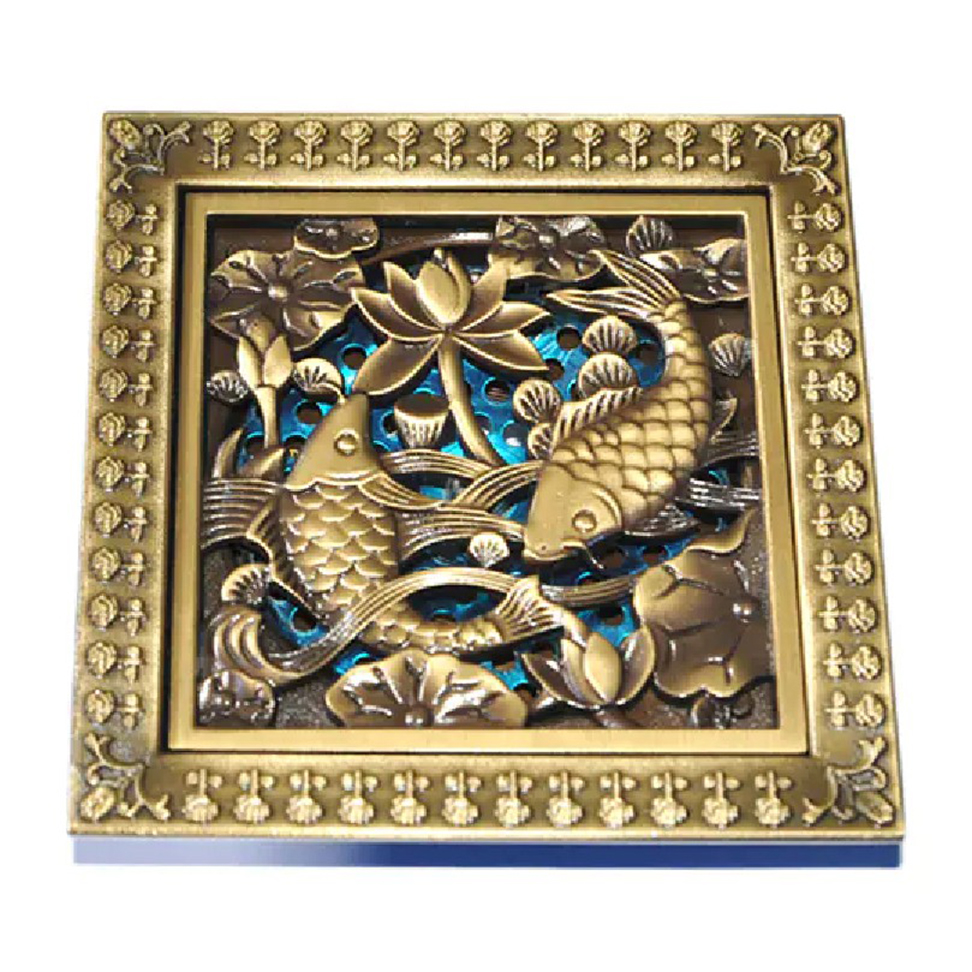 1028-brass floor drain