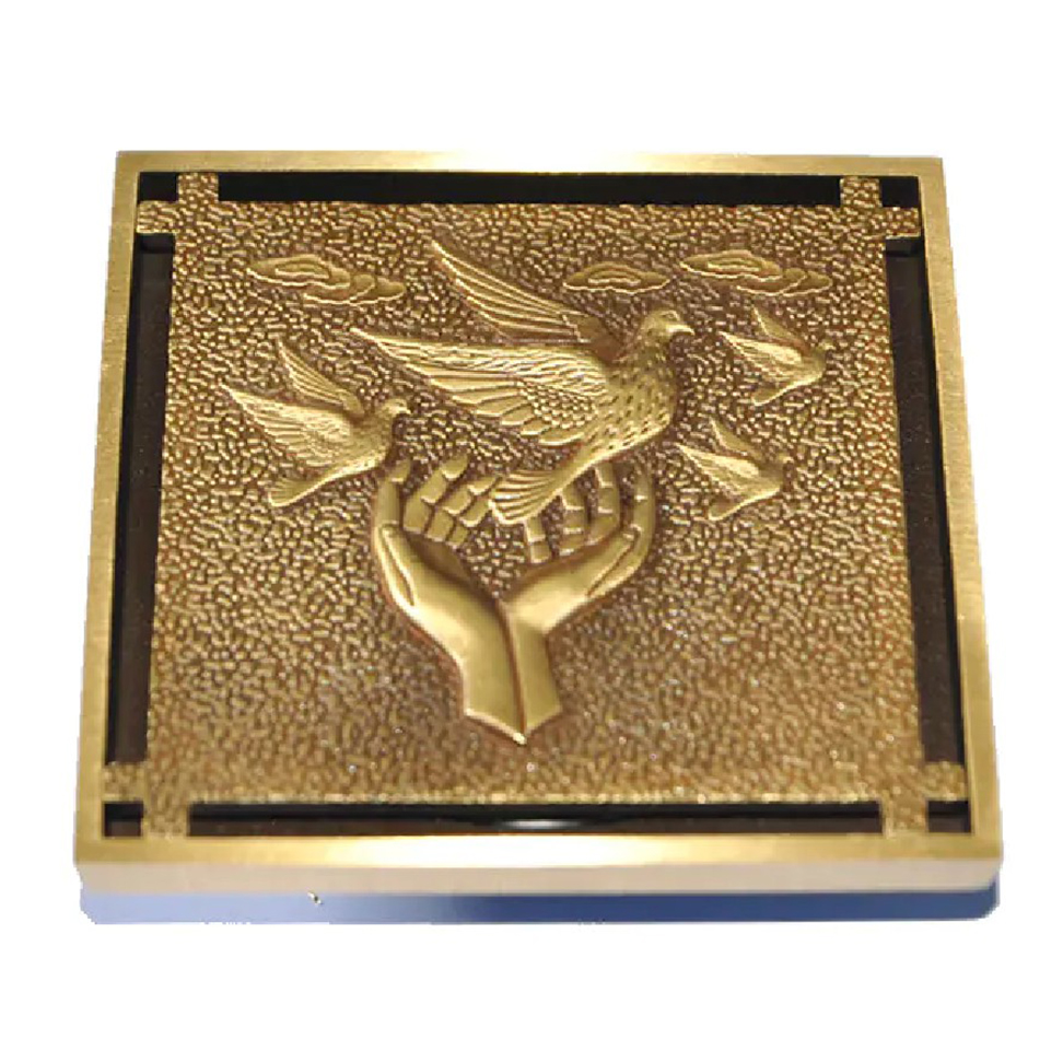 1022-brass floor drain